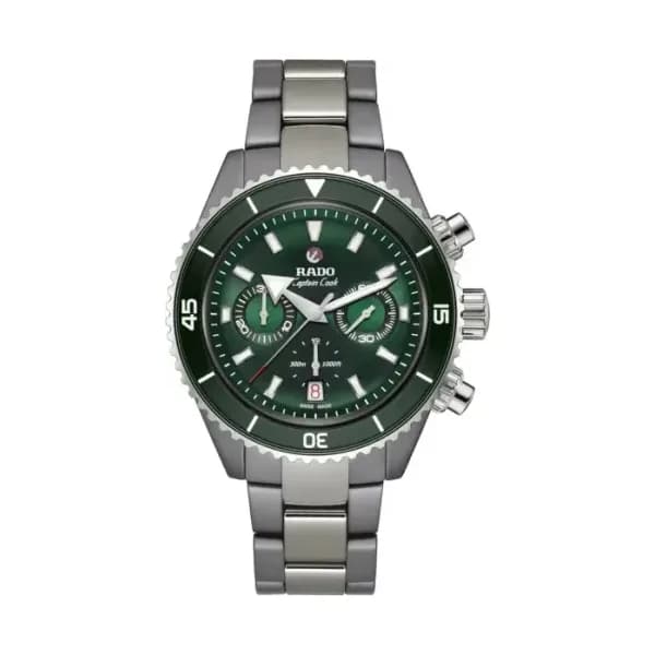 Rado Montre Rado Captain Cook Chronographe Automatique Céramique Haute Technologie 43.0 mm
