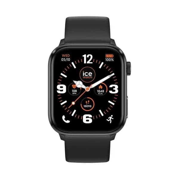 Ice Watch Montre Connectée Ice Watch Collection Ice Smart en Silicone Noir