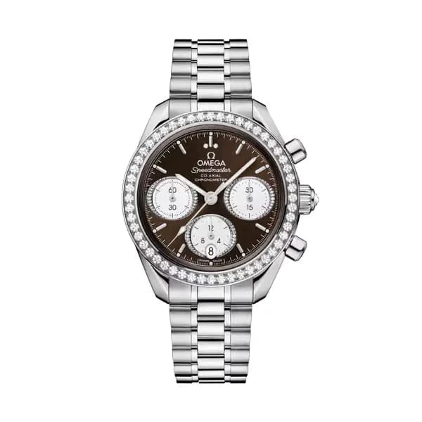 Omega Speedmaster 38 mm, acier sur acier
