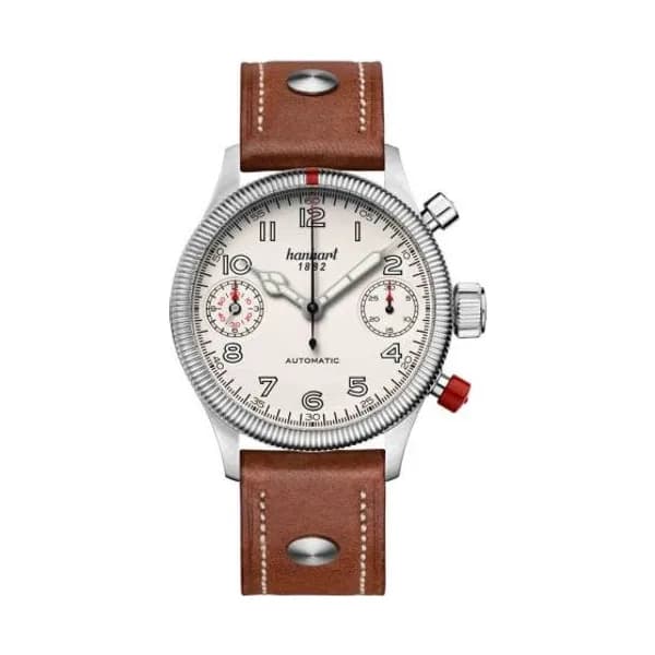 Hanhart Montre Hanhart Pioneer TwinDicator Automatique diamètre 45 mm- 731.200-0210