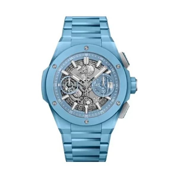Hublot Integrated Sky Blue Ceramic