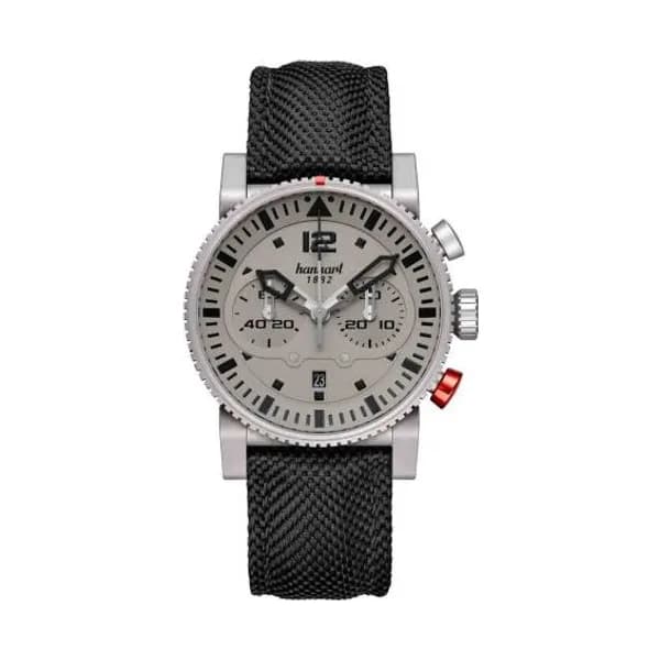 Hanhart Montre Hanhart Primus Pilot Monochrome Automatique diamètre 44 mm- 740.240-3020