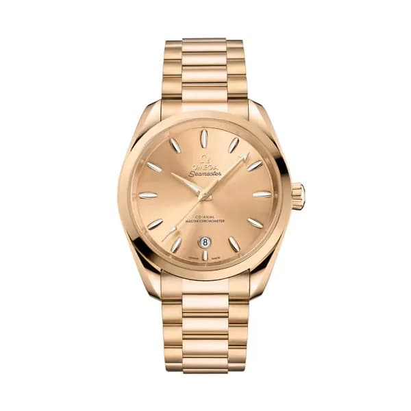 Omega Seamaster 38 mm, or Moonshine™ sur or Moonshine™