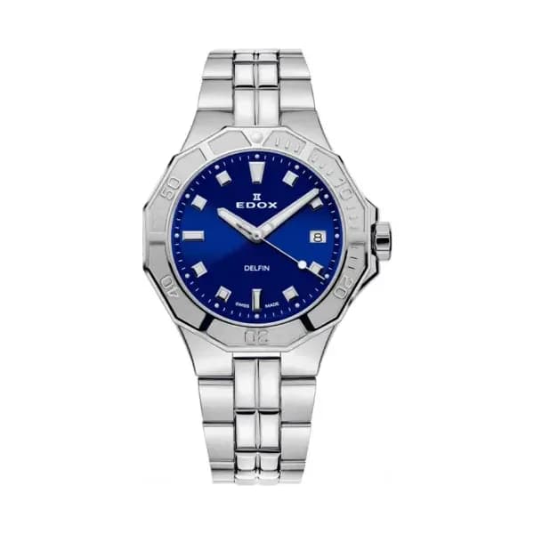 Edox Montre femme Delfin Diver Date Lady 53020-3M-BUN