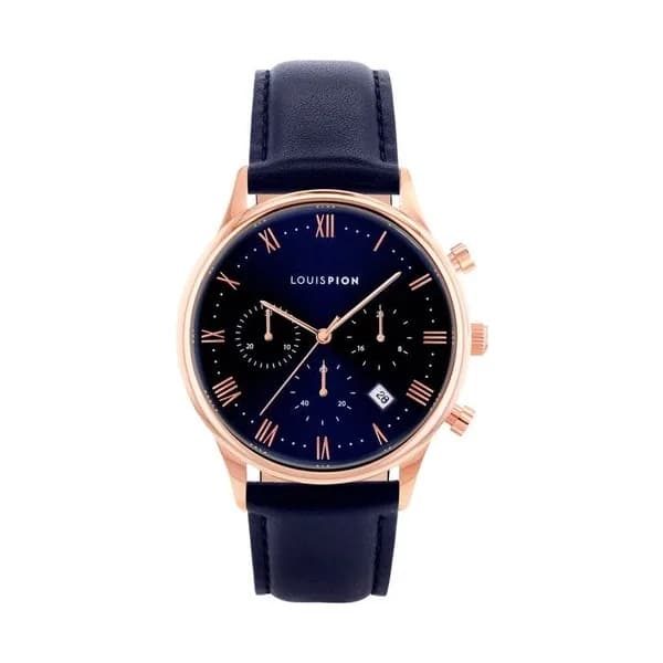 Louis Pion Montre quartz Homme Axel Bleu
