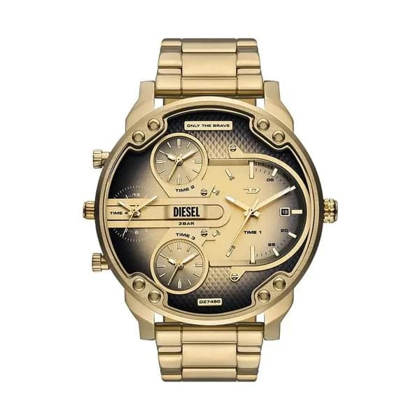 Diesel Montre Diesel Collection Mr Daddy 2.0 Slim en Acier et PVD Doré