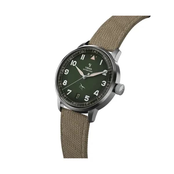 Yema Montre automatique Homme Flygraf Kaki