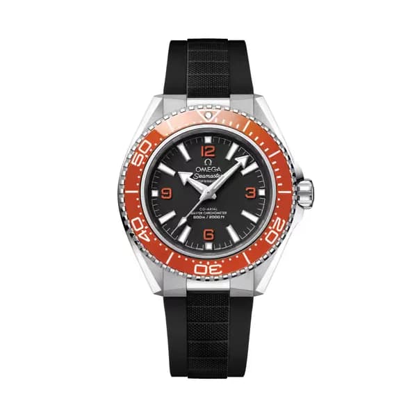 Omega Seamaster 42 mm, acier sur bracelet caoutchouc