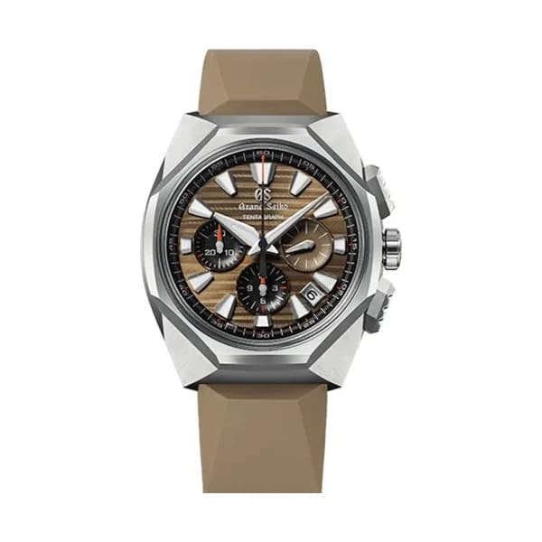 Grand Seiko Montre Grand Seiko Sport Tokyo Lion Tentagraph automatique cadran marron bracelet caoutchouc 43 mm