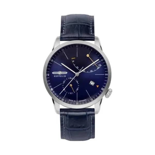 Zeppelin Montre Zeppelin Flatline Automatique Cadran Bleu - 73663
