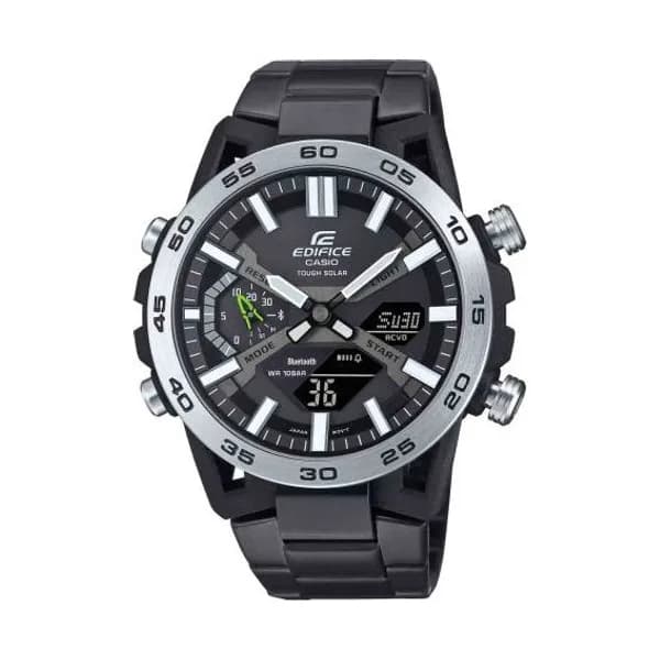 Casio Edifice Montre Casio Edifice - Sospensione - Noir & Argent - ECB-2000DD-1A