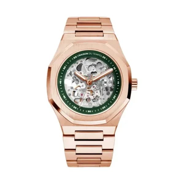 Maison du Temps Montre MTBeta Skeleton Rose Gold Acier 150-A