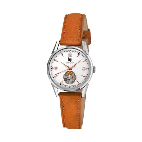 Lip Montre Lip Himalaya Coeur Ouvert - Femme - cadran Argent- 29 mm - Acier inoxydable - 671605