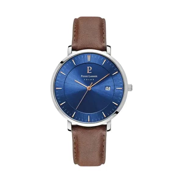 Pierre Lannier Montre quartz solaire Homme Inti Bleu