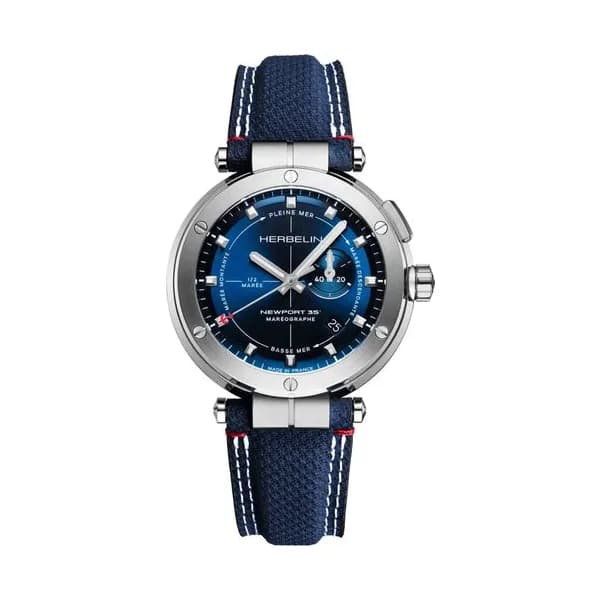 Michel Herbelin Montre Herbelin Newport Maréographe 35th Anniversary Homme Quartz Maréographe - 24688A15