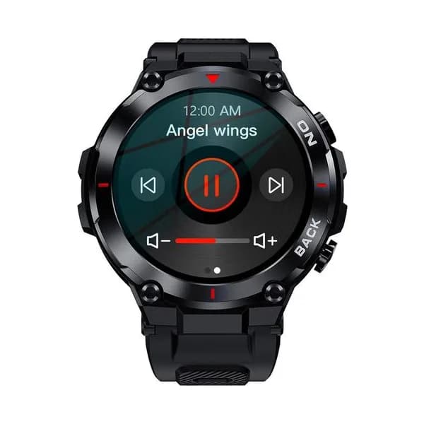 Smarty Montre Connectée Smarty Collection Pull Up en Silicone Noir