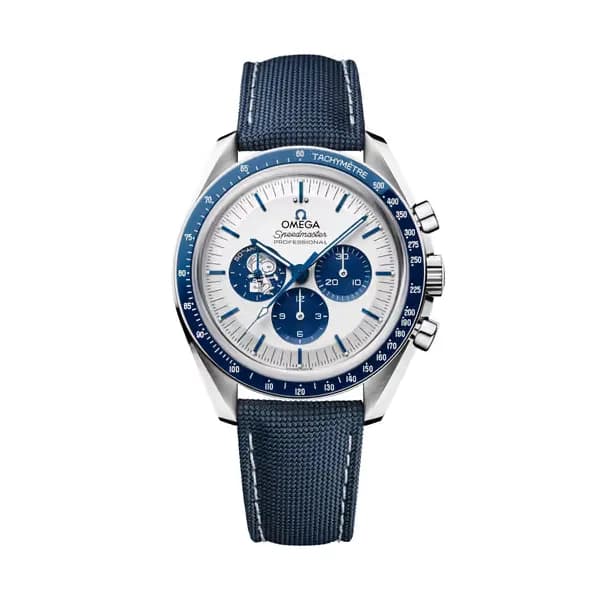 Omega Montre Omega Speedmaster Moonwatch Silver Snoopy Award 42 mm