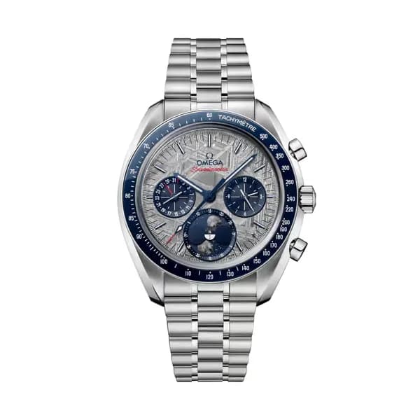 Omega Speedmaster 43 mm, acier sur acier