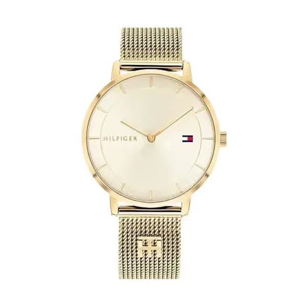 Tommy Hilfiger Montre Analogique Femme Tommy Hilfiger Acier Jaune 1782286