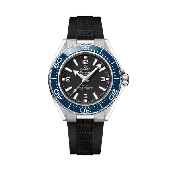 Omega Seamaster 42 mm, acier sur bracelet caoutchouc