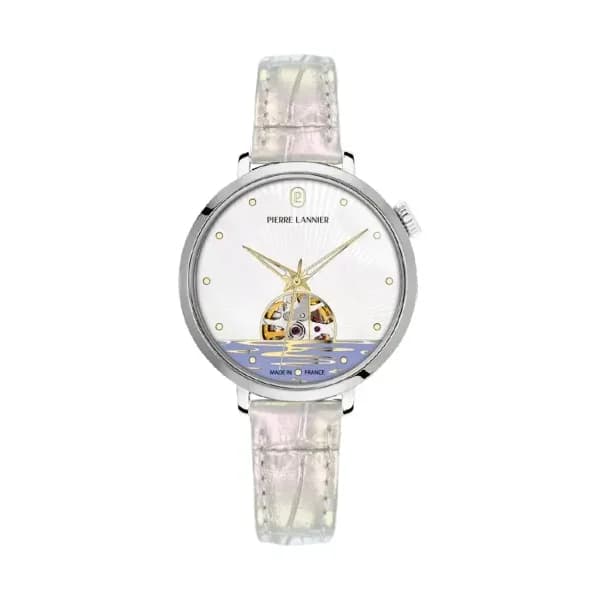 Pierre Lannier Montre Pierre Lannier Australe Nacre Blanche