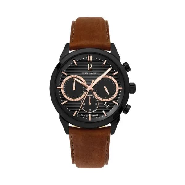 Pierre Lannier Montre Pierre Lannier Monarck Noir