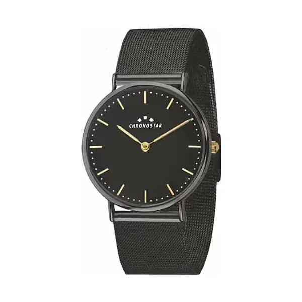 Chronostar Montre Homme CHRONOSTAR PREPPY en Métal, Acier et PVD Noir