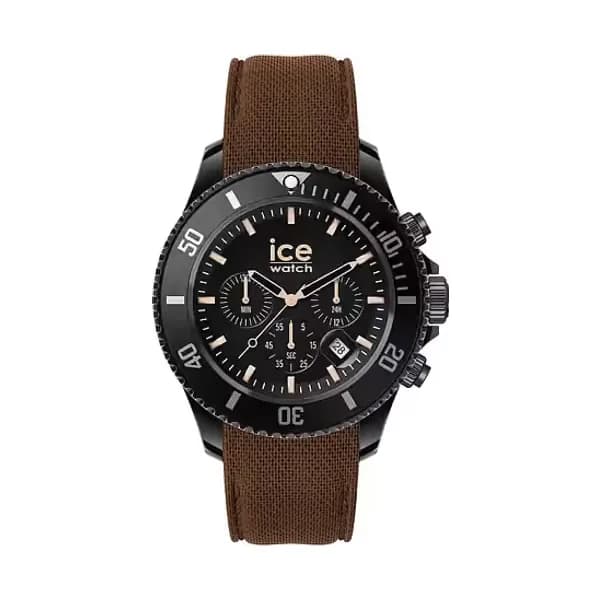 Ice Watch Montre Homme ICE-WATCH ICE CHRONO MATTE en Silicone Noir