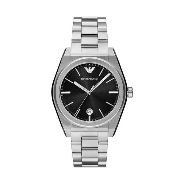 Emporio Armani Montre Emporio Armani Collection Federico en Acier Argenté