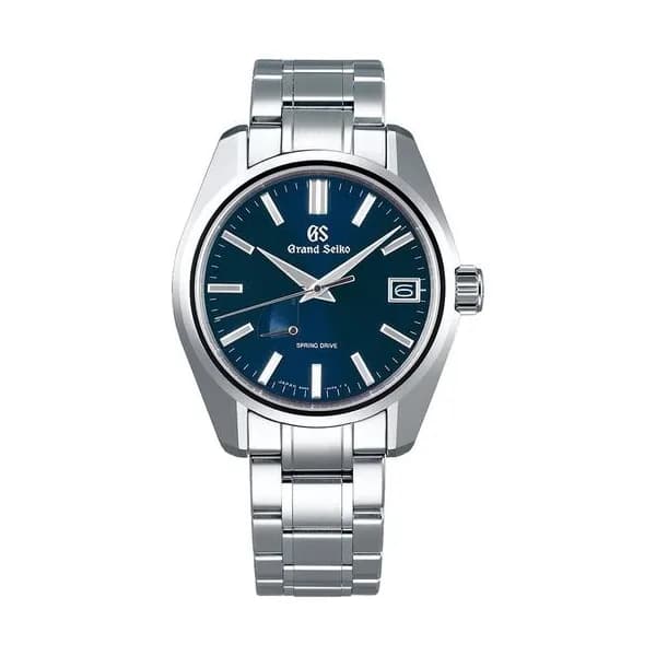 Grand Seiko Montre Grand Seiko Heritage Spring Drive cadran bleu bracelet acier 40 mm