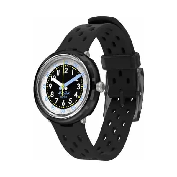Flik Flak Montre Enfant Bubbly hours Noir, Blanc