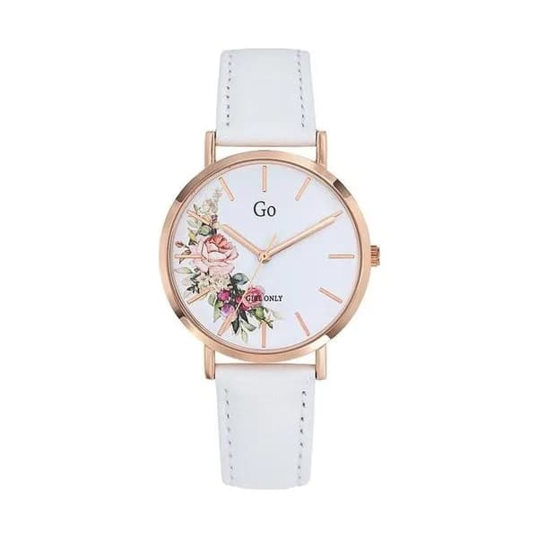 GO Mademoiselle Montre GO Mademoiselle en Cuir Blanc