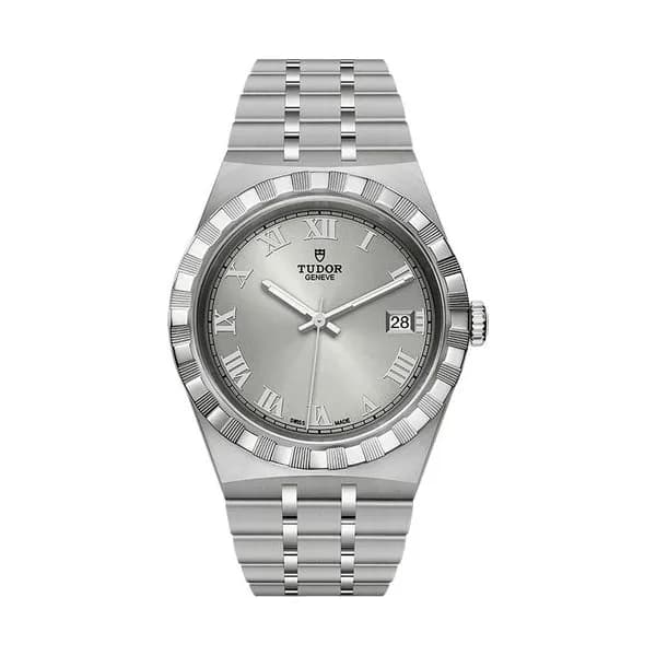 Tudor Montre Tudor Royal automatique cadran argenté bracelet acier 38 mm