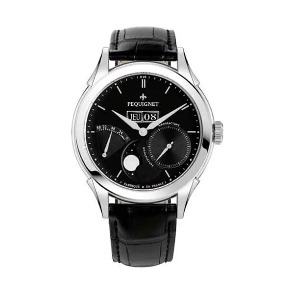 Pequignet Montre Pequignet Royale Origine Automatique Cadran Noir - 9010443-A