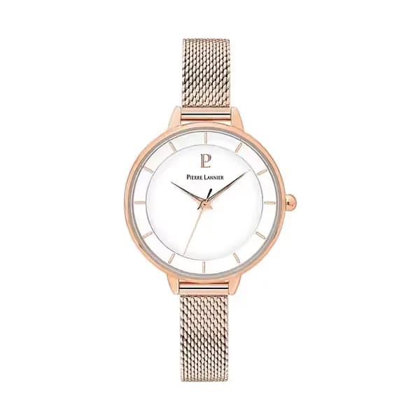 Pierre Lannier Montre Analogique Femme Pierre Lannier Acier Rose 001H908