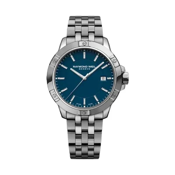 Raymond Weil Montre Tango Classic 41 mm - Cadran bleu