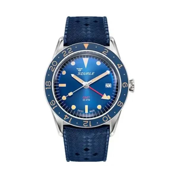 Squale Montre Sub-39 GMT Vintage Bleu - SUB-39GMTB.HTB