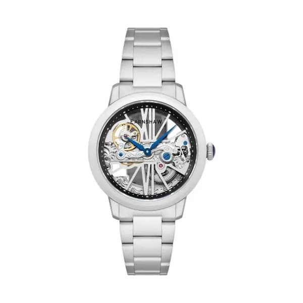 Thomas Earnshaw Montre Automatique Earnshaw Collection Cornwall en Acier Argenté
