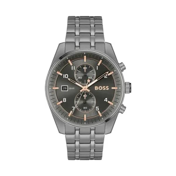 Hugo Boss Montre Boss Skytraveller Gris
