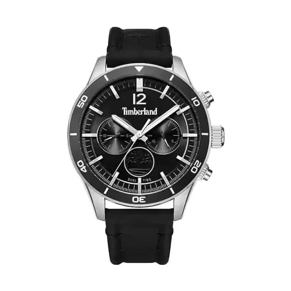Timberland Montre Homme TIMBERLAND en Cuir Noir