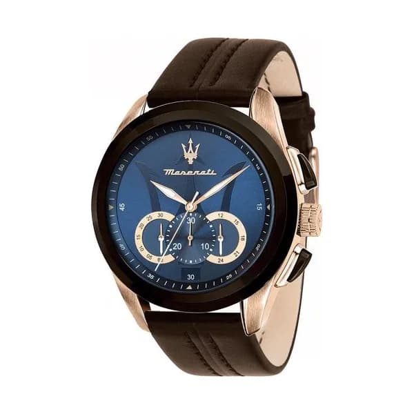 Maserati Montre Maserati en Cuir Marron