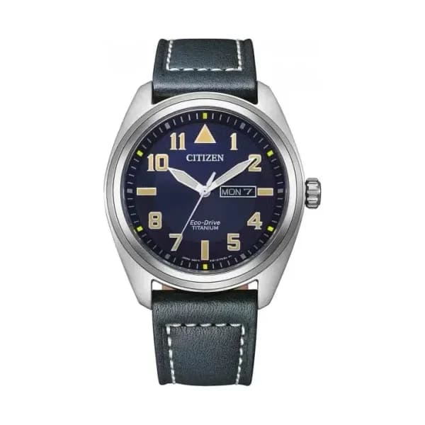 Citizen Montre Solaire Citizen Collection Promaster Marine en Cuir Bleu