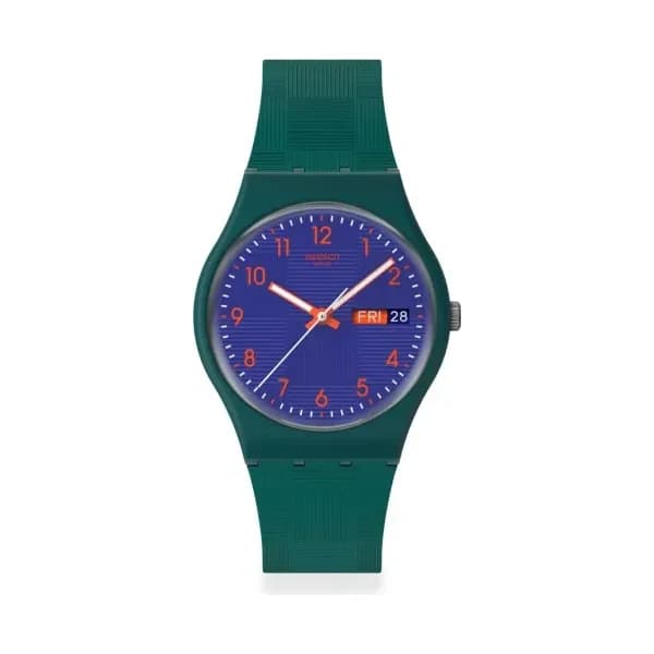 Swatch Montre quartz Mixte Essentials Bleu