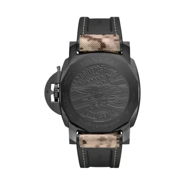Panerai Submersible QuarantaQuattro GMT Navy SEALs Carbotech™