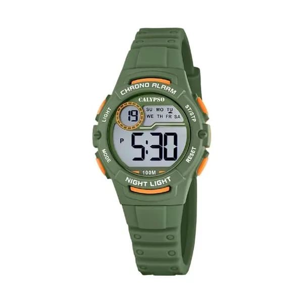 Calypso Montre Calypso en Caoutchouc Kaki