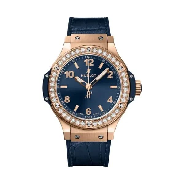 Hublot Gold Blue Diamonds