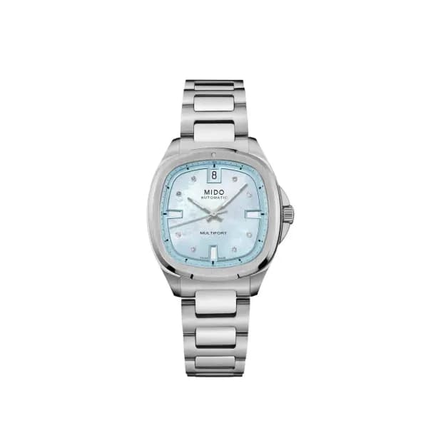 Mido Montre automatique Femme Multifort Bleu clair