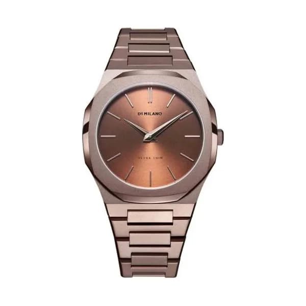 D1 Milano Montre D1 Milano Ultra Thin Quartz - 40 mm- Cadran Chocolat - UTBJ10