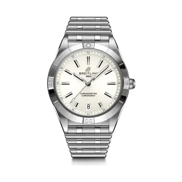 Breitling Montre Femme Breitling Chronomat Automatique 36mm Boîtier Acier Cadran Argent