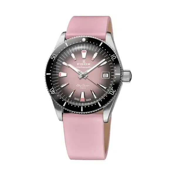 Edox Montre Skydiver 38 Date Automatic Special Edition With Additional Strap 80131-3NC-NDRO